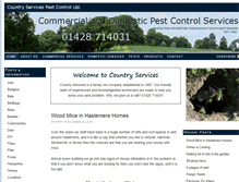 Tablet Screenshot of countryservicespestcontrol.co.uk